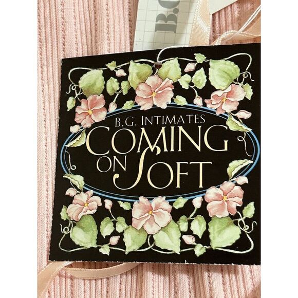 B.G. Street Intimate Coming on Soft 100% Cotton Pajama Set PJ Womens Medium 3122 - Picture 7 of 11